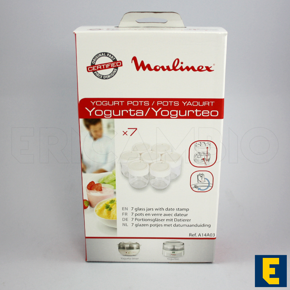 Acquista online 7 Vasetti - Yogurteo Moulinex